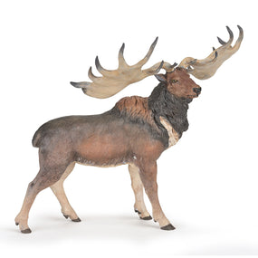 Figurine Mégalocéros Papo en PVC, thème préhistorique, Collection Dinosaures, jouet éducatif idéal pour enfants et collectionneurs