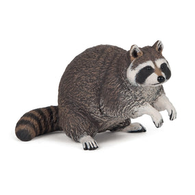 Figurine Raton laveur Papo en PVC, thème forêt, Collection Animaux sauvages, jouet éducatif idéal pour enfants et collectionneurs
