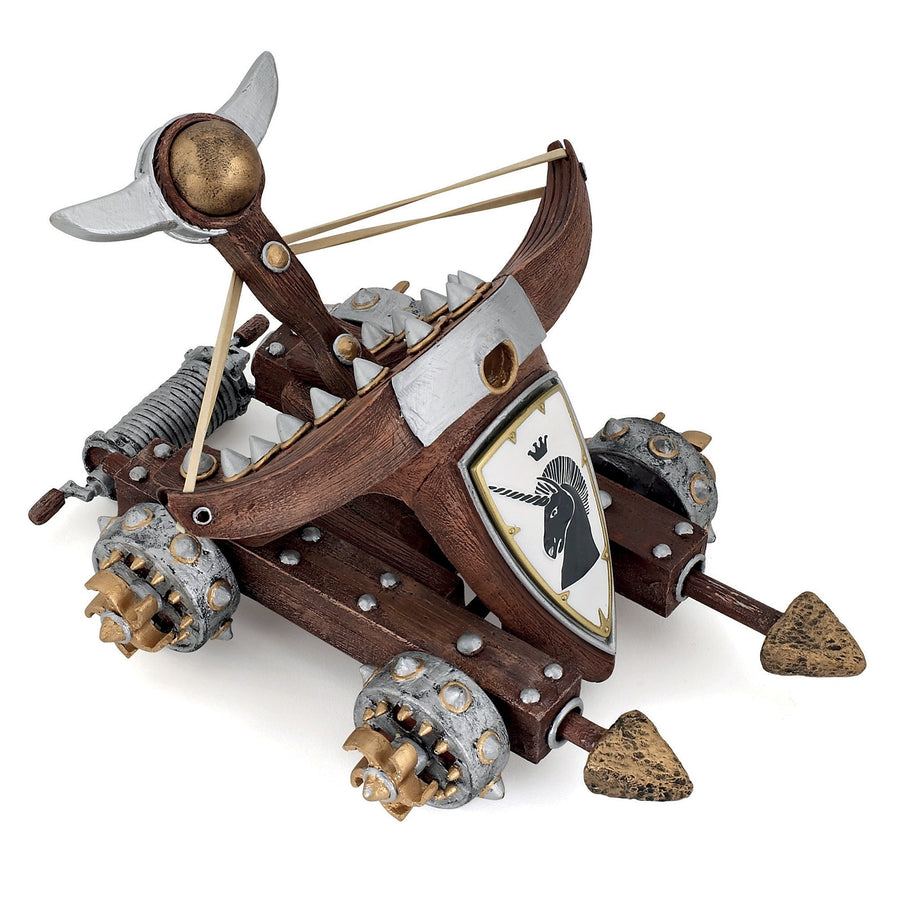 Catapulte lance flèches Papo en PVC, Collection Médiéval, jouet éducatif idéal pour enfants et collectionneurs
