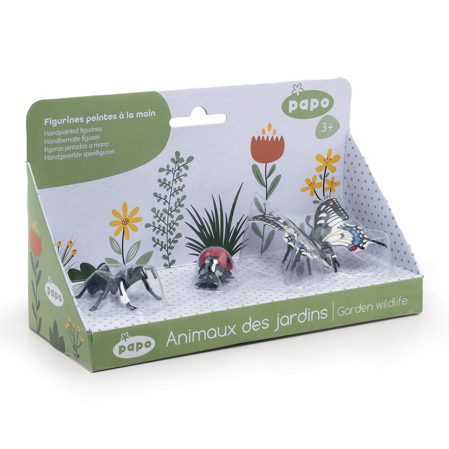Figurine Boîte insectes #1 Papo en PVC, thème insectes, Collection Animaux des jardins, jouet éducatif idéal pour enfants et collectionneurs