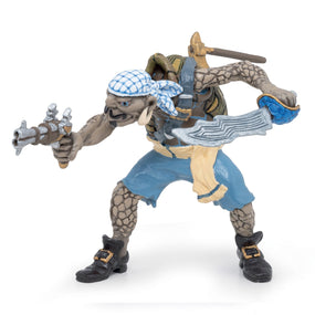 Figurine Pirate mutant tortue Papo en PVC, Collection Pirates et corsaires, jouet éducatif idéal pour enfants