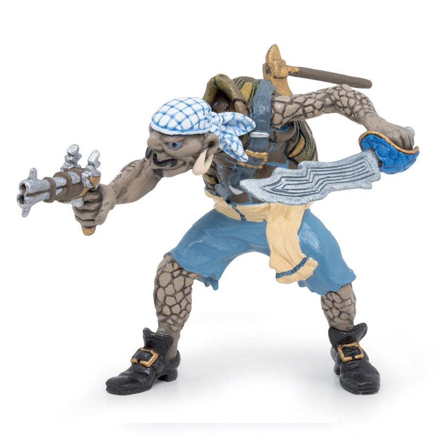 Figurine Pirate mutant tortue Papo en PVC, Collection Pirates et corsaires, jouet éducatif idéal pour enfants