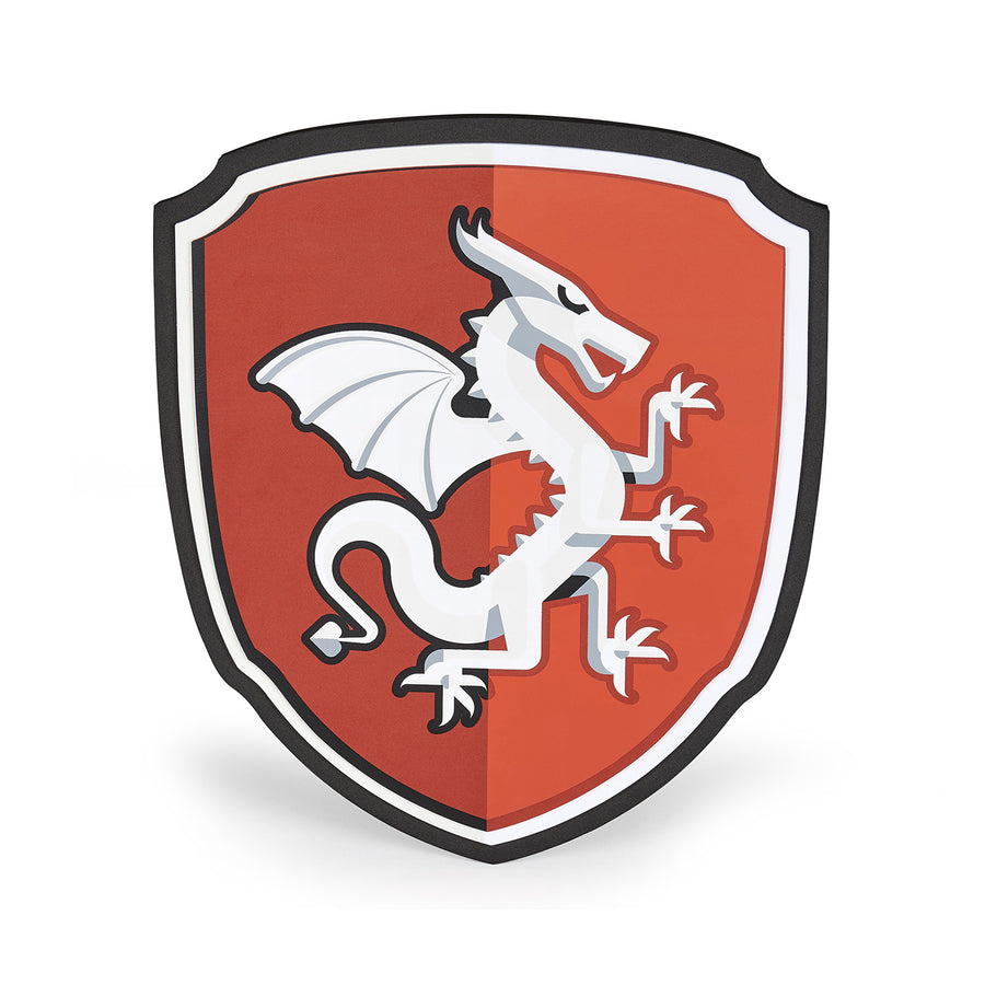 Bouclier Chevalier Dragon Papo en MOUSSE EVA, Adaptée aux enfants, jouet éducatif idéal pour enfants