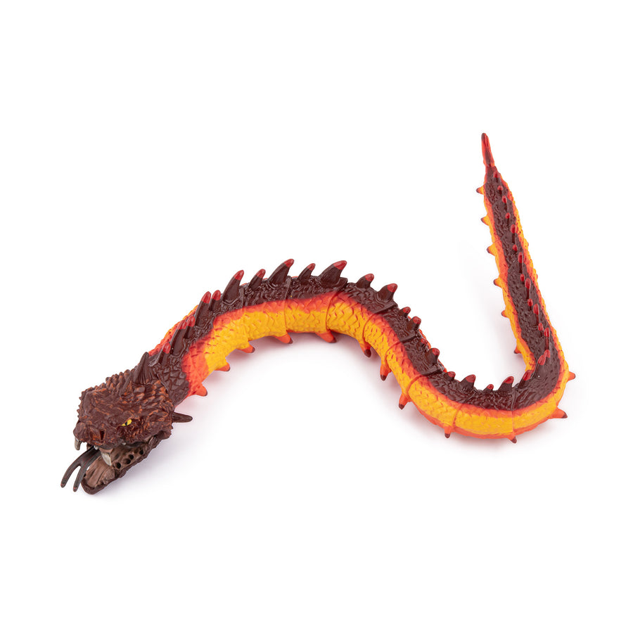 Figurine Basilic de feu Papo en PVC, Collection Fantastique, jouet éducatif idéal pour enfants et collectionneurs
