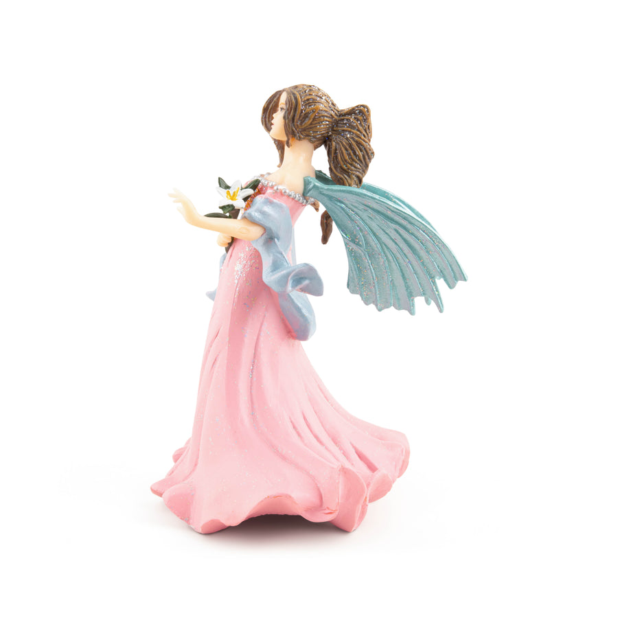Elfe rose au lys  Papo en PVC, Collection Monde enchanté, jouet éducatif idéal pour enfants