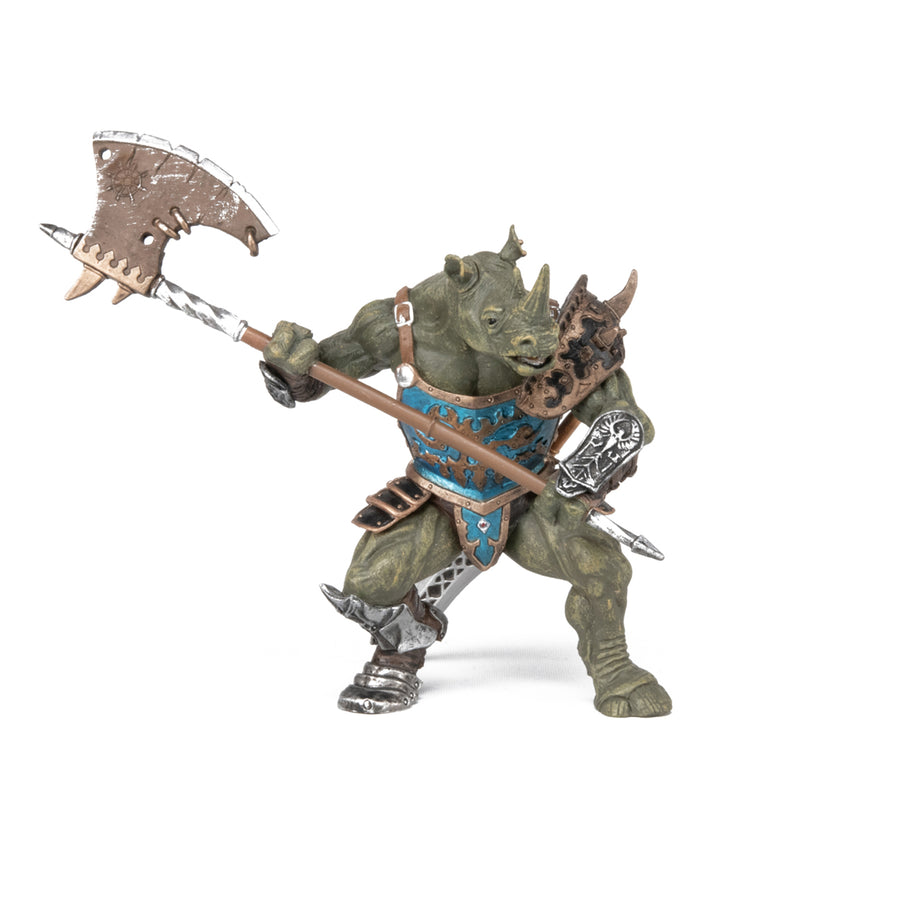 Figurine Mutant rhinocéros Papo en PVC, Collection Fantastique, jouet éducatif idéal pour enfants et collectionneurs