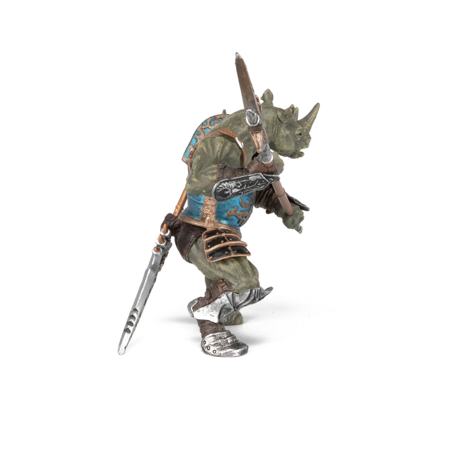 Figurine Mutant rhinocéros Papo en PVC, Collection Fantastique, jouet éducatif idéal pour enfants et collectionneurs