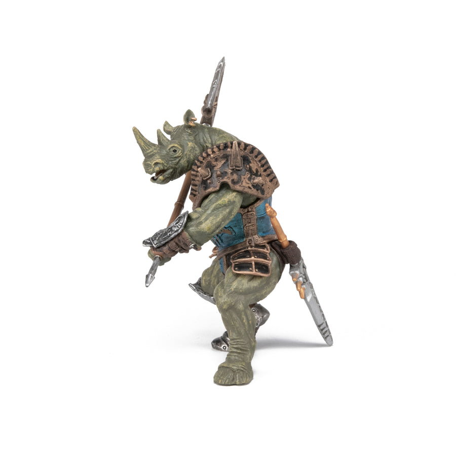 Figurine Mutant rhinocéros Papo en PVC, Collection Fantastique, jouet éducatif idéal pour enfants et collectionneurs
