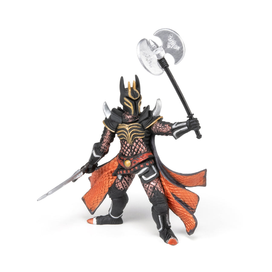 Chevalier triple hache Papo en PVC, Collection Fantastique, jouet éducatif idéal pour enfants et collectionneurs