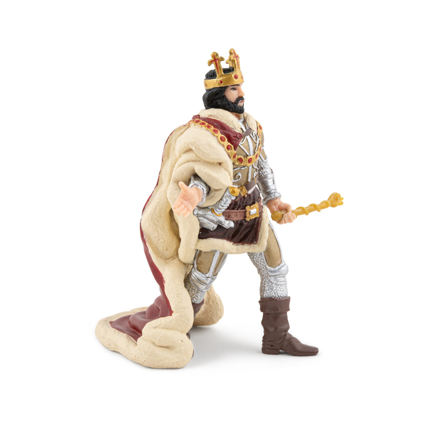 Roi Ivan Papo en PVC, Collection Monde enchanté, jouet éducatif idéal pour enfants