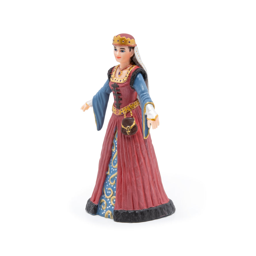 Reine médiévale Papo en PVC, Collection Médiéval, jouet éducatif idéal pour enfants et collectionneurs