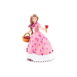 Princesse à la rose Papo en PVC, Collection Monde enchanté, jouet éducatif idéal pour enfants