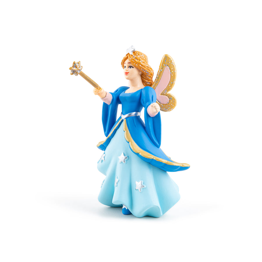 La fée étoilée bleue Papo en PVC, Collection Monde enchanté, jouet éducatif idéal pour enfants