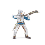 Arbalétrier bleu en armure Papo en PVC, Collection Médiéval, jouet éducatif idéal pour enfants et collectionneurs