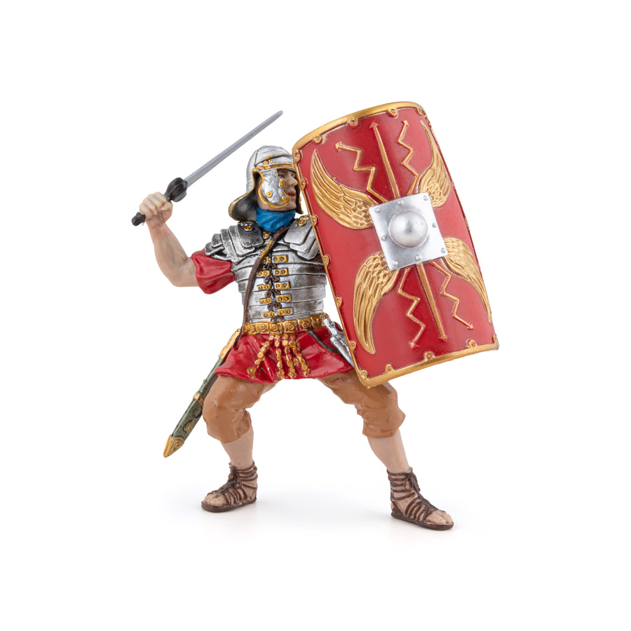 Légionnaire romain Papo en PVC, Collection Personnage historiques, jouet éducatif idéal pour enfants et collectionneurs