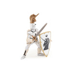 Maître des armes cimier licorne Papo en PVC, Collection Médiéval, jouet éducatif idéal pour enfants et collectionneurs