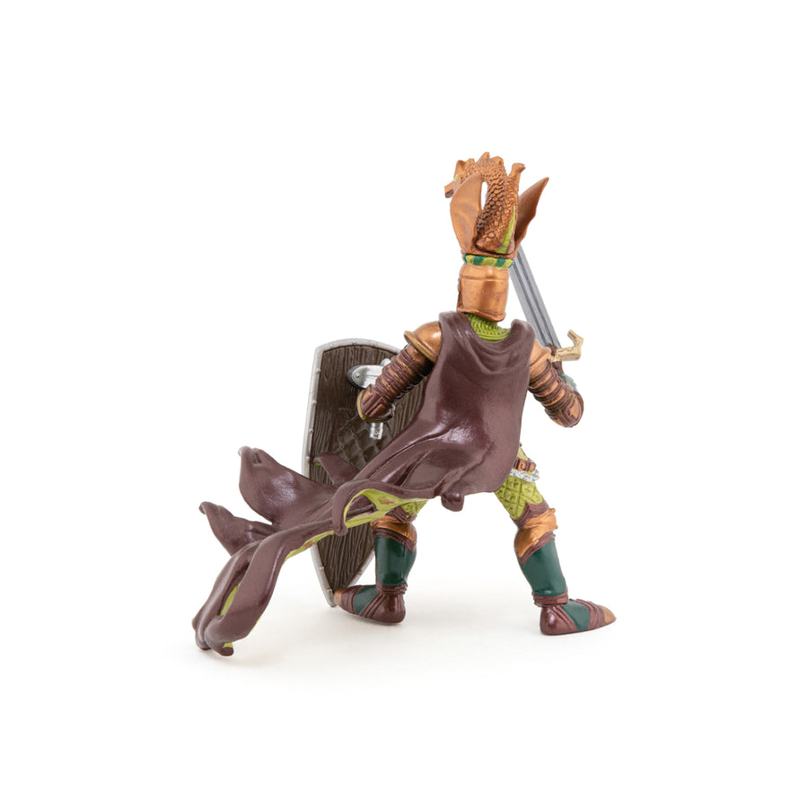 Maître des armes cimier dragon Papo en PVC, Collection Médiéval, jouet éducatif idéal pour enfants et collectionneurs