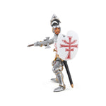 Chevalier Teutonique Papo en PVC, Collection Médiéval, jouet éducatif idéal pour enfants et collectionneurs