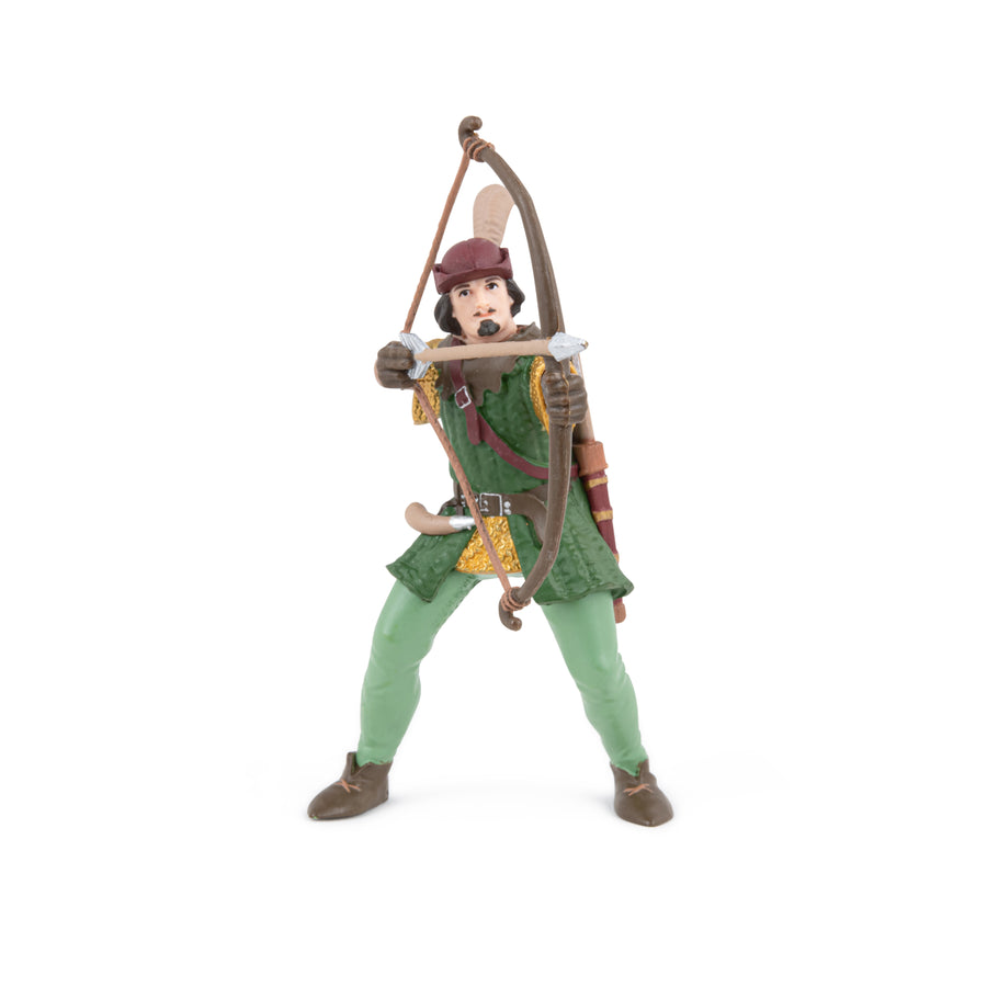 Robin des bois debout Papo en PVC, Collection Médiéval, jouet éducatif idéal pour enfants et collectionneurs