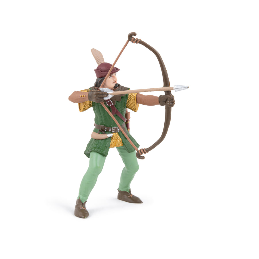 Robin des bois debout Papo en PVC, Collection Médiéval, jouet éducatif idéal pour enfants et collectionneurs