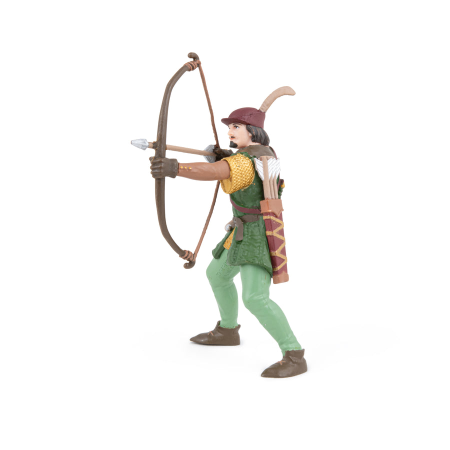Robin des bois debout Papo en PVC, Collection Médiéval, jouet éducatif idéal pour enfants et collectionneurs