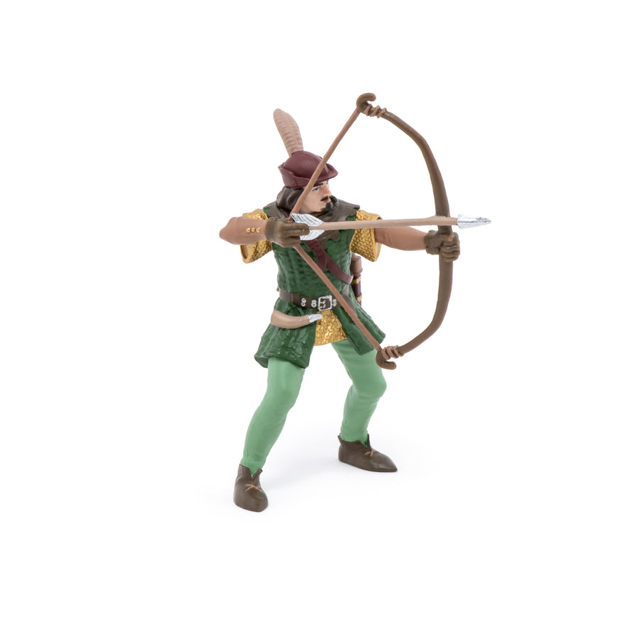 Robin des bois debout Papo en PVC, Collection Médiéval, jouet éducatif idéal pour enfants et collectionneurs
