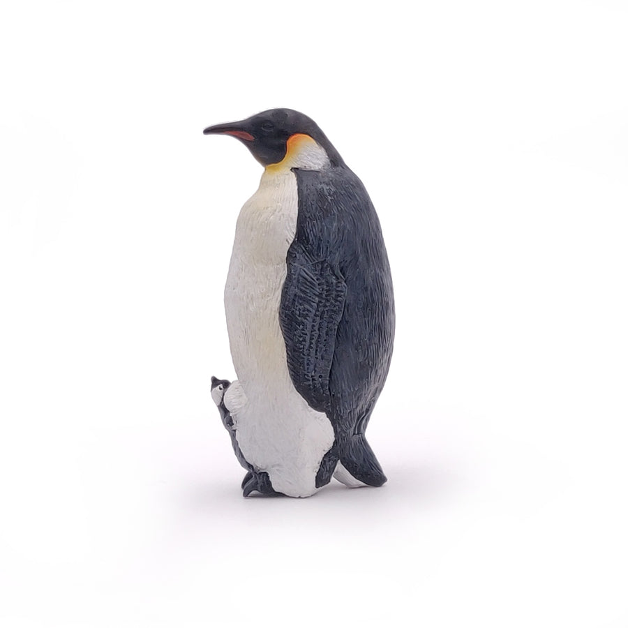 Figurine Manchot empereur Papo en PVC, Collection animaux marins, jouet éducatif idéal pour enfants et collectionneurs