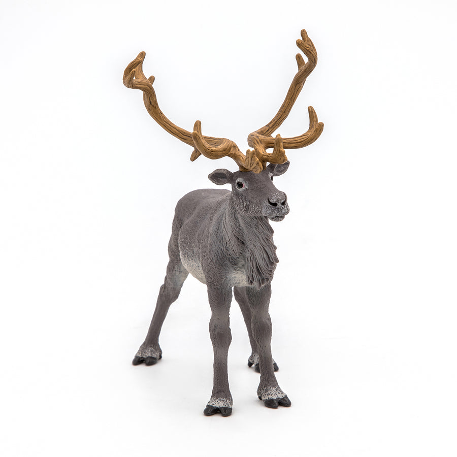 Figurine Renne Papo en PVC, thème forêt, Collection Animaux sauvages, jouet éducatif idéal pour enfants et collectionneurs