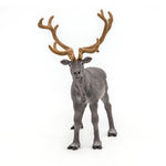 Figurine Renne Papo en PVC, thème forêt, Collection Animaux sauvages, jouet éducatif idéal pour enfants et collectionneurs