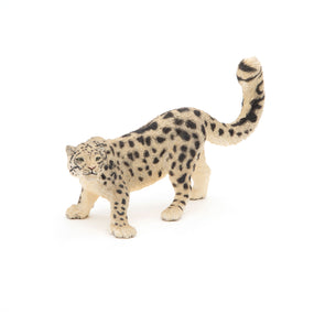 Figurine Léopard des neiges Papo en PVC, Collection Animaux sauvages, jouet éducatif idéal pour enfants et collectionneurs