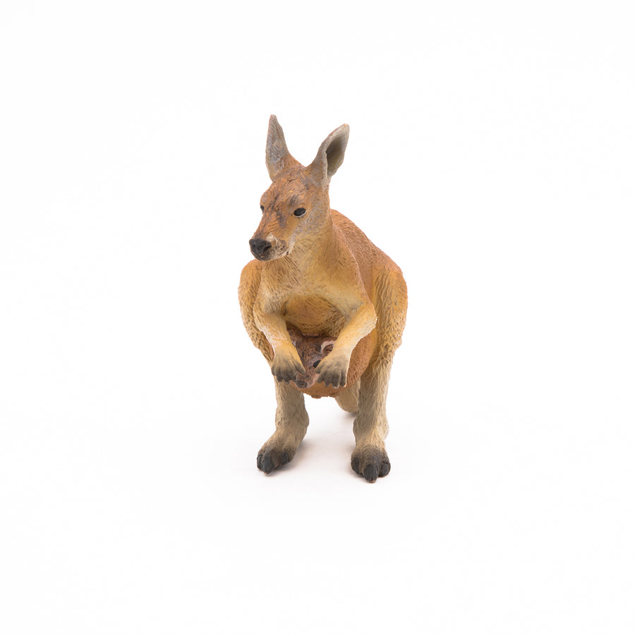 Kangourou et son bébé Papo en PVC, Collection Animaux sauvages, jouet éducatif idéal pour enfants et collectionneurs