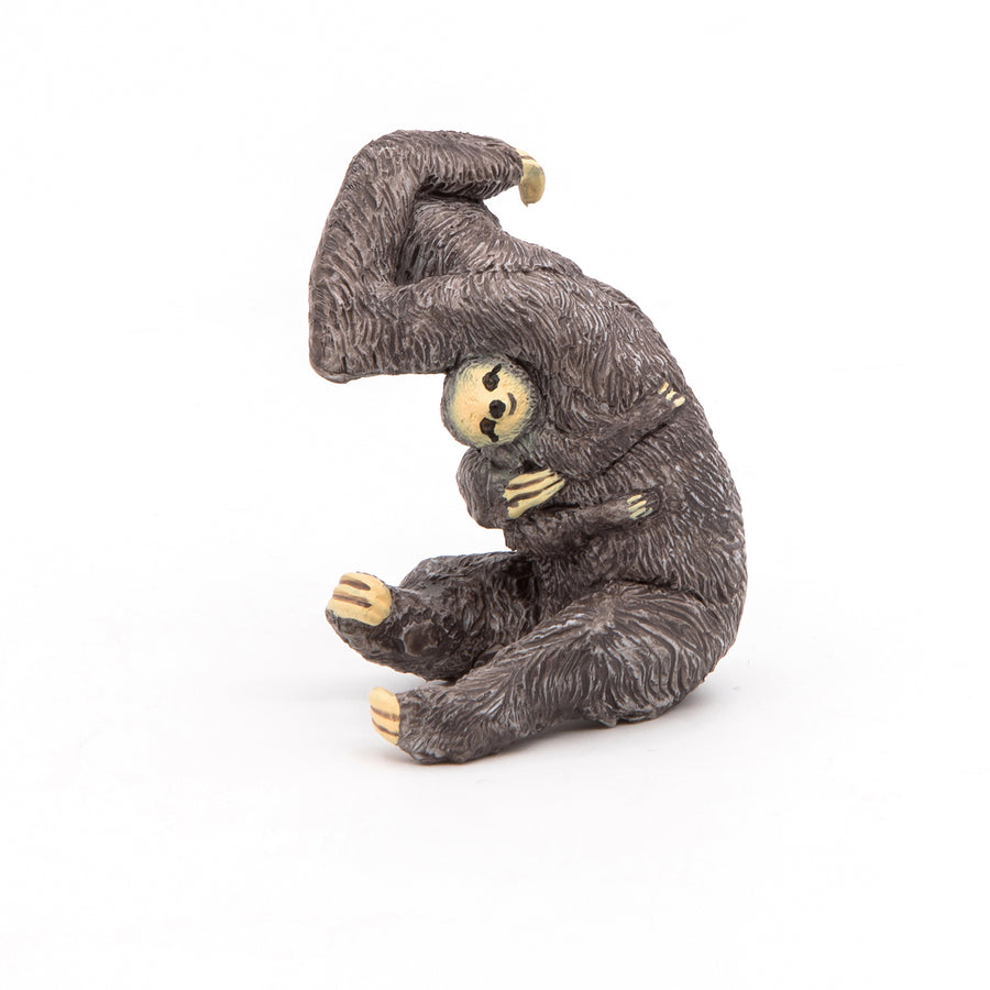 Paresseux Papo en PVC, Collection Animaux sauvages, jouet éducatif idéal pour enfants et collectionneurs