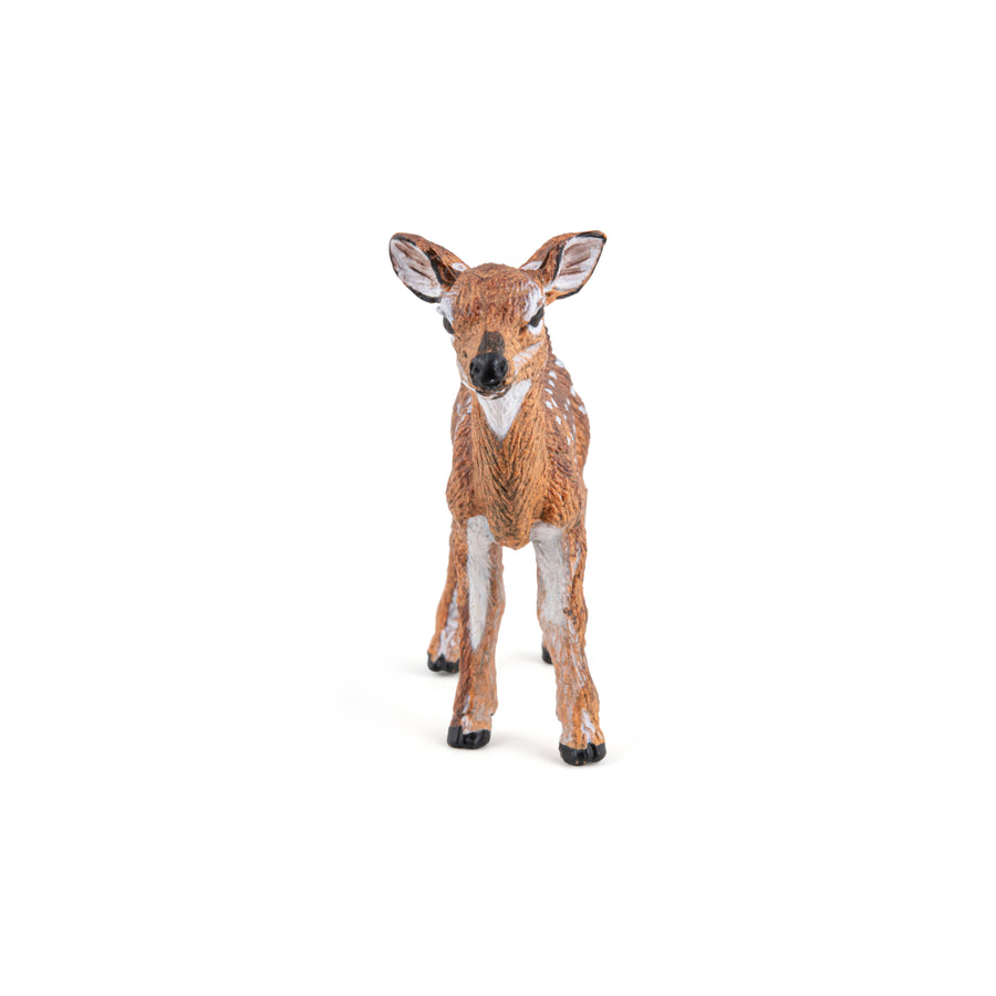 Figurine Faon Papo en PVC, thème forêt, Collection Animaux sauvages, jouet éducatif idéal pour enfants et collectionneurs