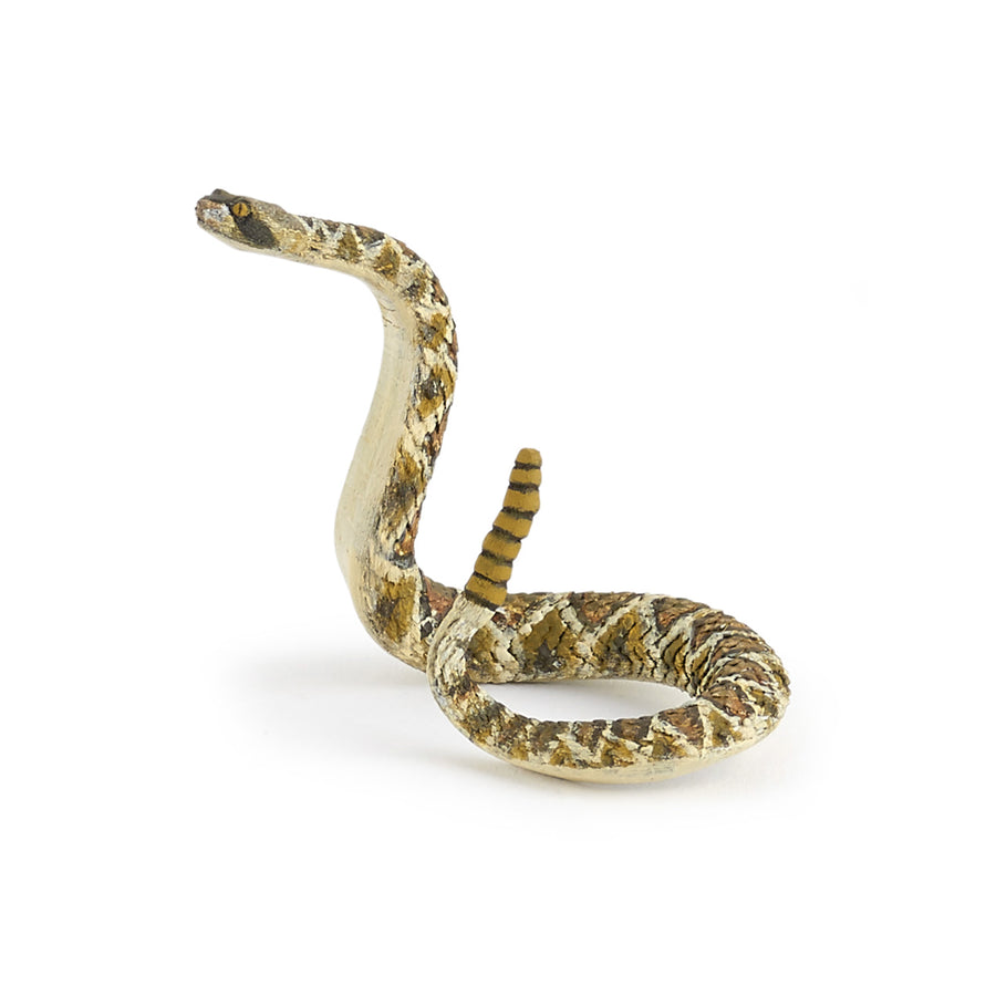 Figurine Crotale Papo en PVC, thème reptiles, Collection Animaux sauvages, jouet éducatif idéal pour enfants et collectionneurs