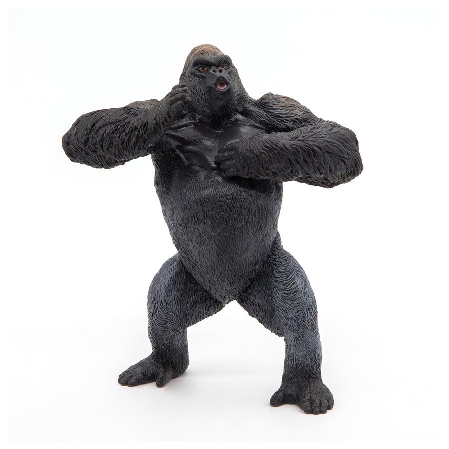 Gorille des montagnes Papo en PVC, Collection Animaux sauvages, jouet éducatif idéal pour enfants et collectionneurs