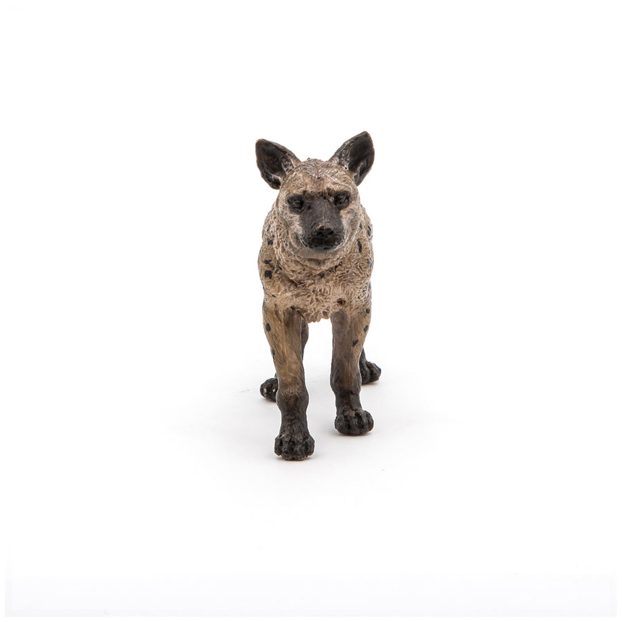 Figurine Hyène Papo en PVC, thème savane, Collection Animaux sauvages, jouet éducatif idéal pour enfants et collectionneurs