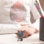 Figurine Colibri Papo en PVC, thème oiseaux, Collection Animaux des jardins, jouet éducatif idéal pour enfants et collectionneurs