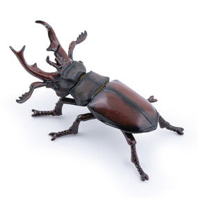Figurine Lucane Papo en PVC, thème insectes, Collection Animaux des jardins, jouet éducatif idéal pour enfants et collectionneurs