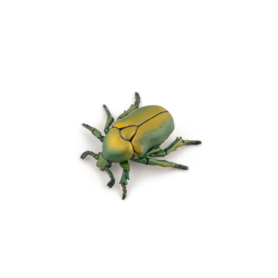Figurine Cétoine doré Papo en PVC, thème insectes, Collection Animaux des jardins, jouet éducatif idéal pour enfants et collectionneurs
