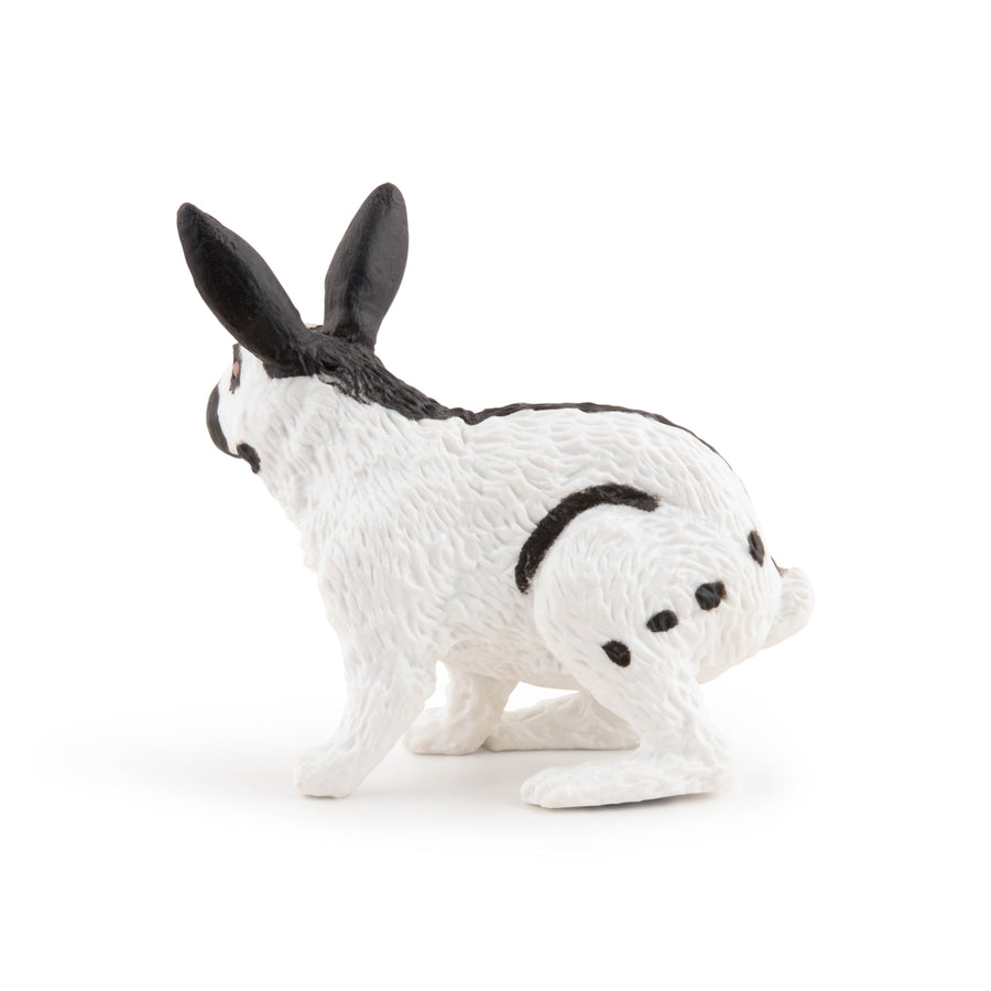 Figurine Lapin papillon Papo en PVC, thème basse-cour, Collection Vie à la ferme, jouet éducatif idéal pour enfants et collectionneurs