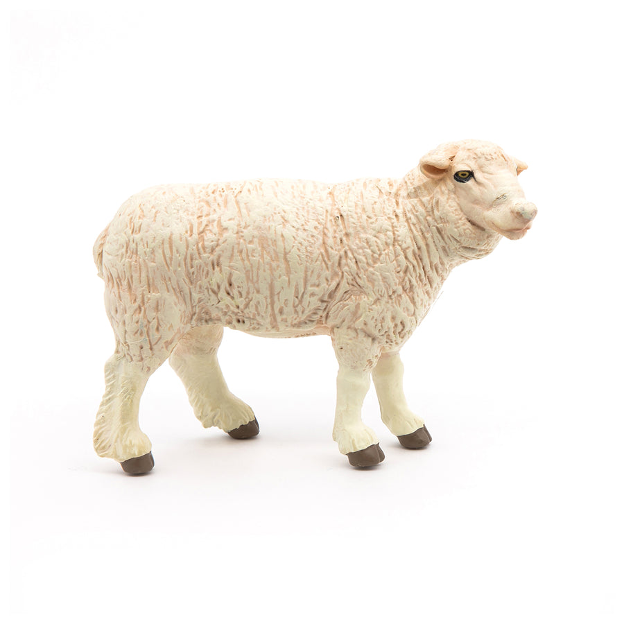 Brebis Papo en PVC, Collection Vie à la ferme, jouet éducatif idéal pour enfants et collectionneurs