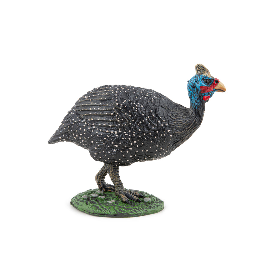 Figurine Pintade Papo en PVC, thème basse-cour, Collection Vie à la ferme, jouet éducatif idéal pour enfants et collectionneurs