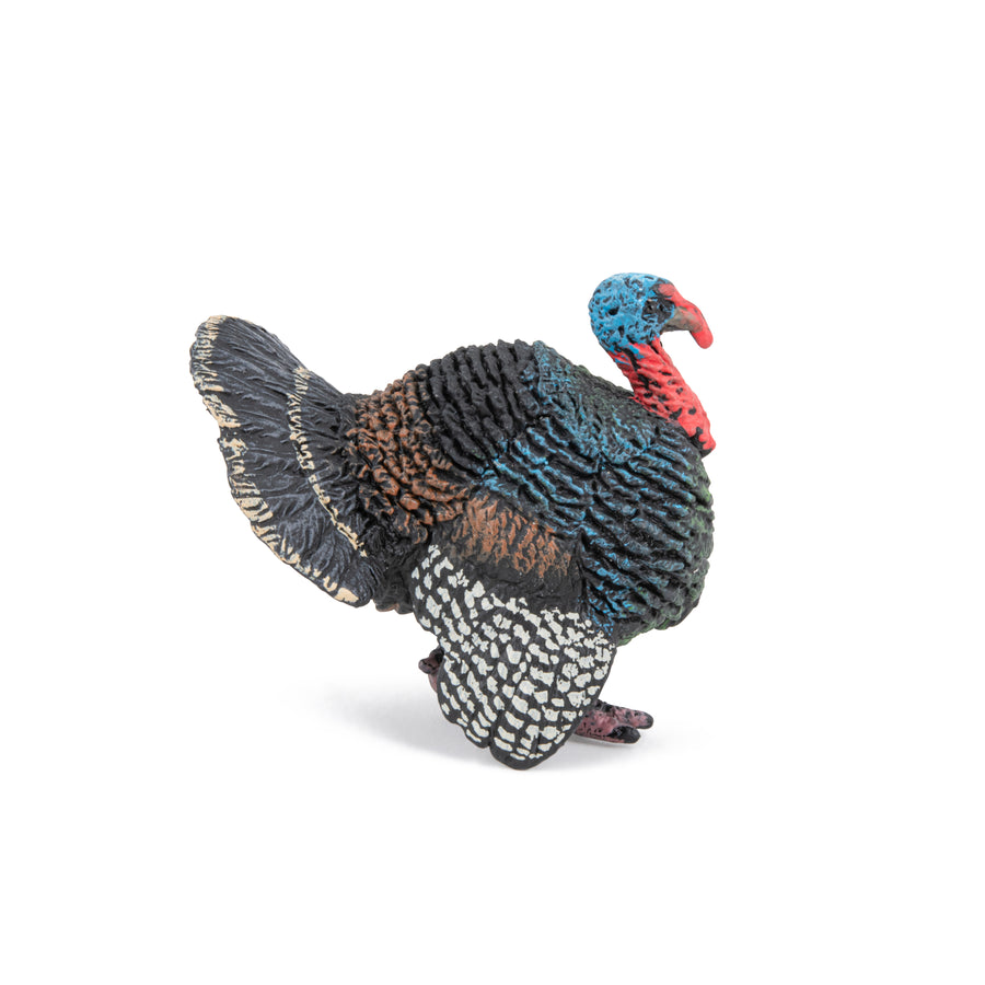 Figurine Dindon Papo en PVC, thème basse-cour, Collection Vie à la ferme, jouet éducatif idéal pour enfants et collectionneurs