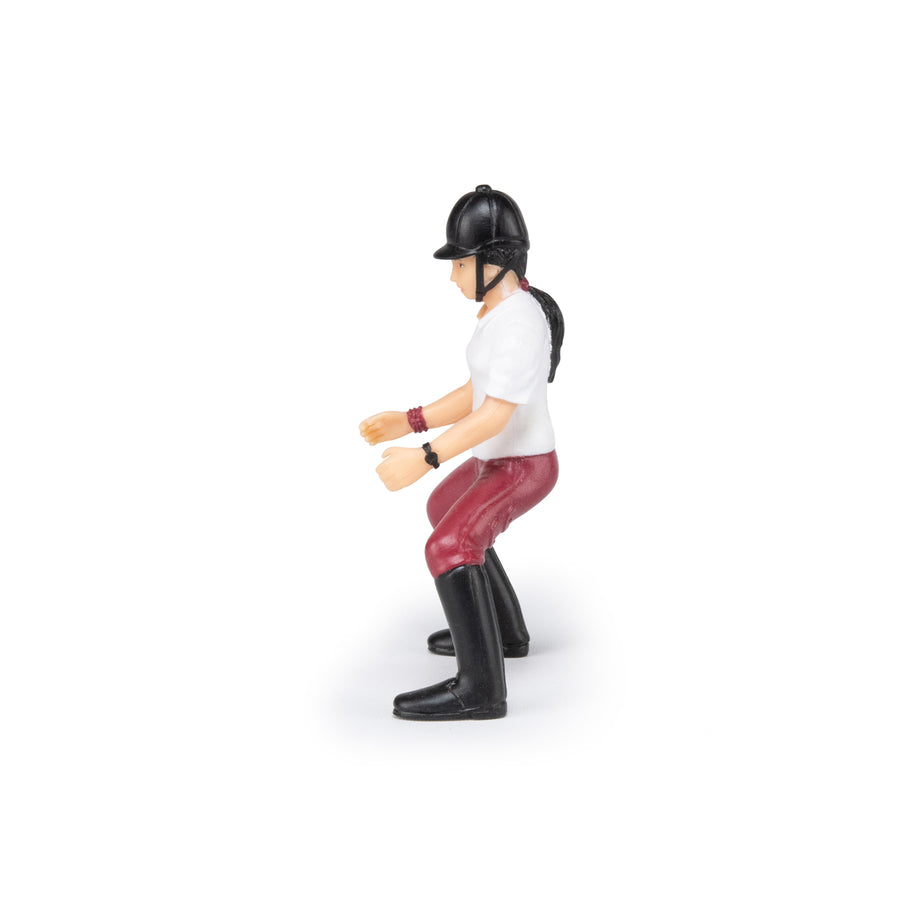 Figurine Jeune cavalière Papo en PVC, Collection chevaux, jouet éducatif idéal pour enfants et collectionneurs