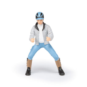 Figurine Jeune cavalier Papo en PVC, Collection chevaux, jouet éducatif idéal pour enfants et collectionneurs
