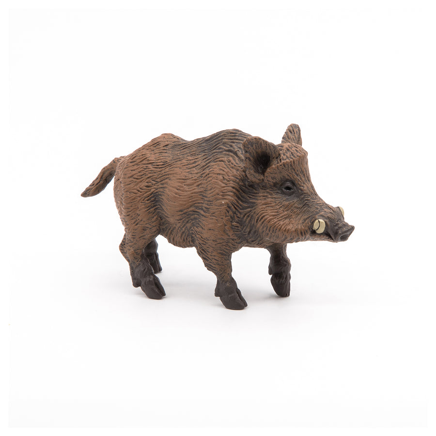 Figurine Sanglier Papo en PVC, thème forêt, Collection Animaux sauvages, jouet éducatif idéal pour enfants et collectionneurs