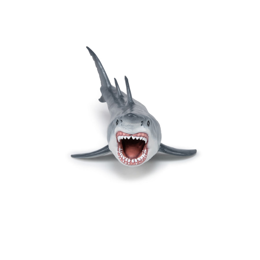 Figurine Mégalodon Papo en PVC, thème préhistorique, Collection Dinosaures, jouet éducatif idéal pour enfants et collectionneurs