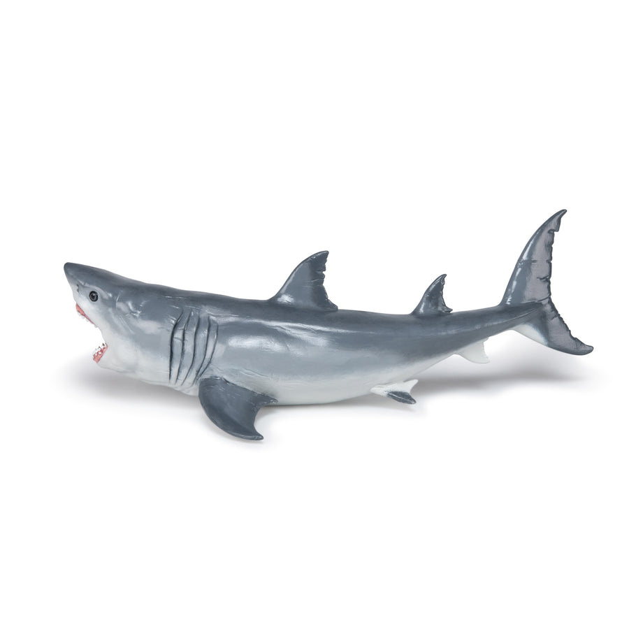 Figurine Mégalodon Papo en PVC, thème préhistorique, Collection Dinosaures, jouet éducatif idéal pour enfants et collectionneurs