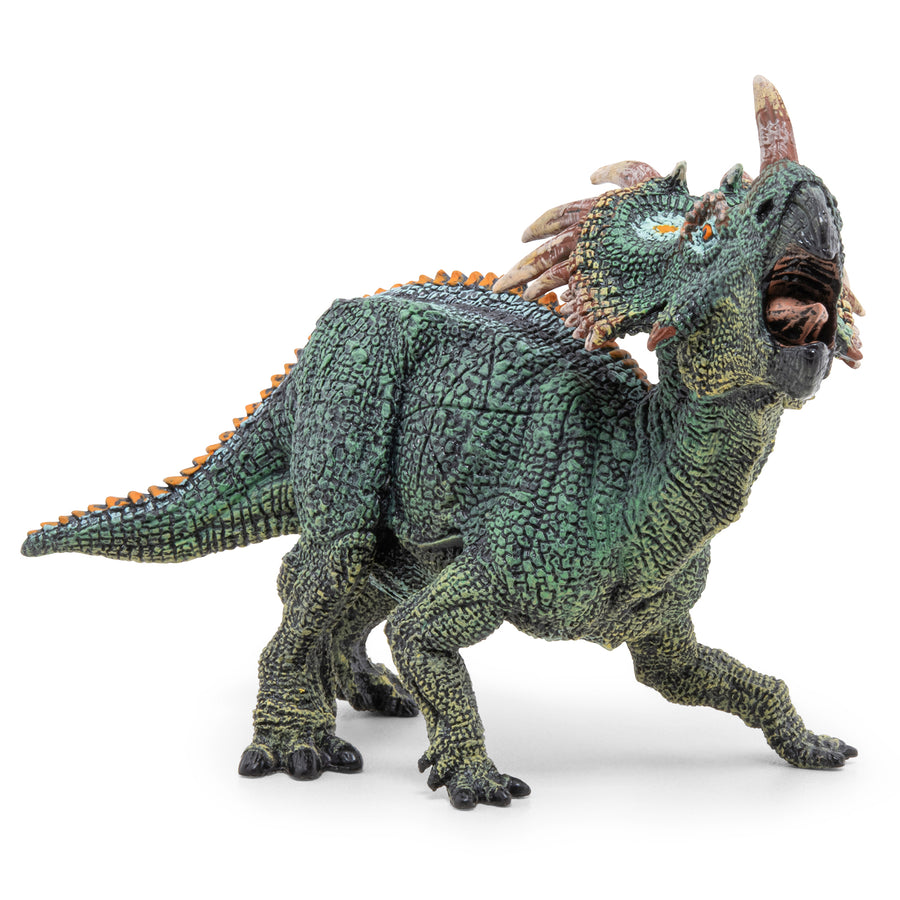 Styracosaure Papo en PVC, Collection Dinosaures, jouet éducatif idéal pour enfants et collectionneurs