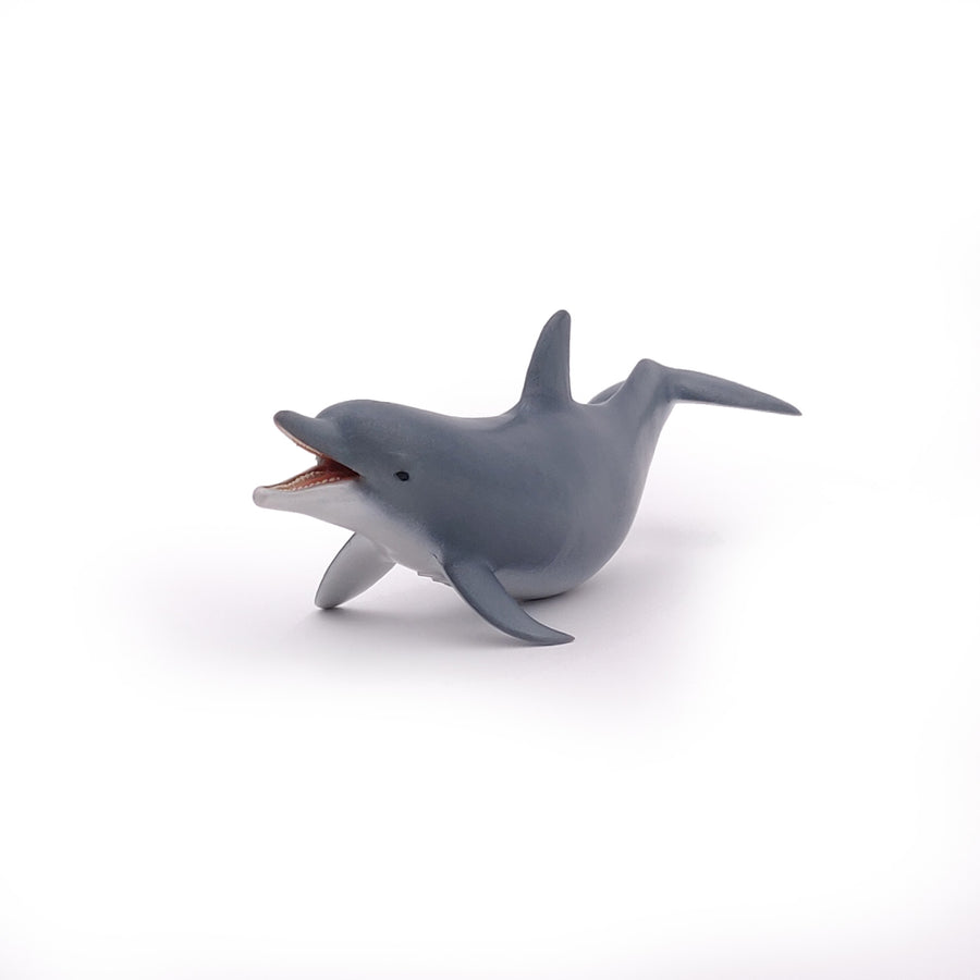 Dauphin jouant Papo en PVC, Collection animaux marins, jouet éducatif idéal pour enfants et collectionneurs